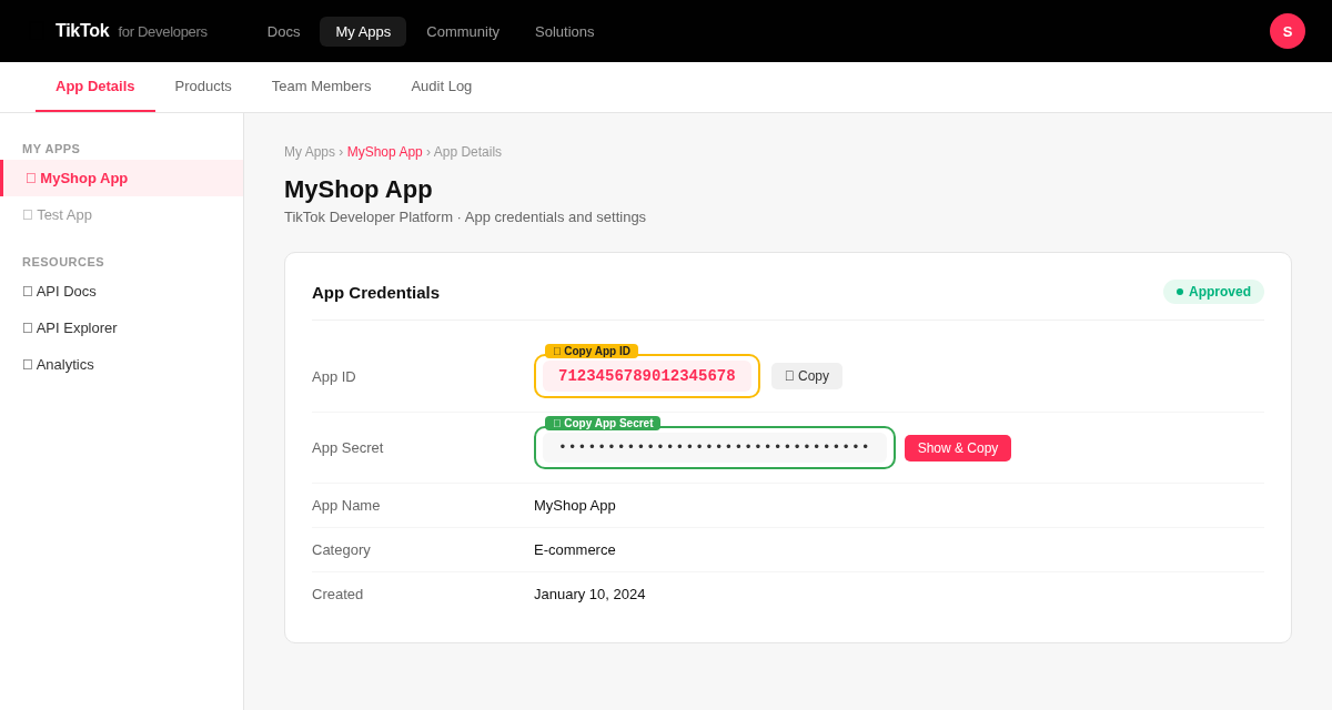 TikTok Developer Platform